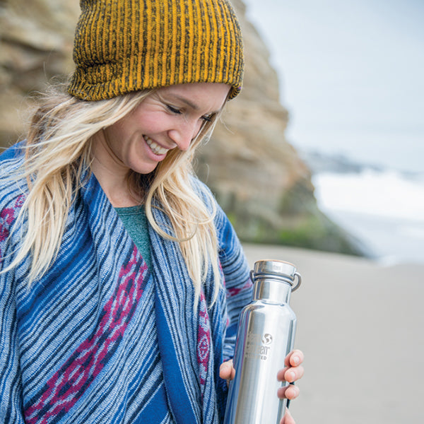27oz (800ml) Insulated Stainless Steel Water Bottle with Bamboo Lid - Leakproof, BPA-Free for Gym, Hiking & Outdoor Activities