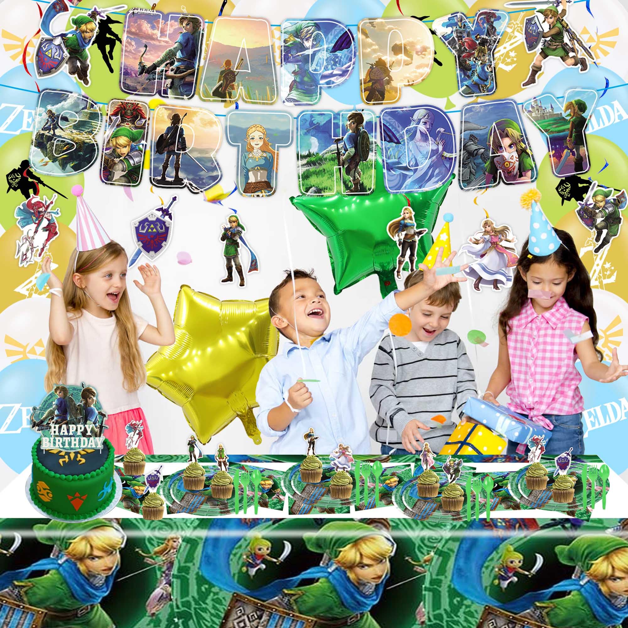 Legend Birthday Party Decorations Kit - Complete Party Supplies Set with Banner, Hanging Swirls, Tablecloth, Tableware, Balloons & Cake Toppers - Perfect for Legend Themed Birthday Celebrations, Baby Showers & Special Events