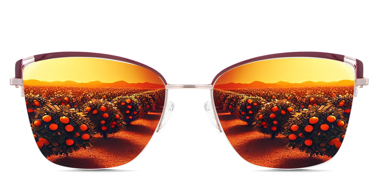 Phoebe Women's Prescription Polarized Sunglasses - UV Protection, Fashionable & Comfortable for Driving, Outdoor Activities & Daily Wear