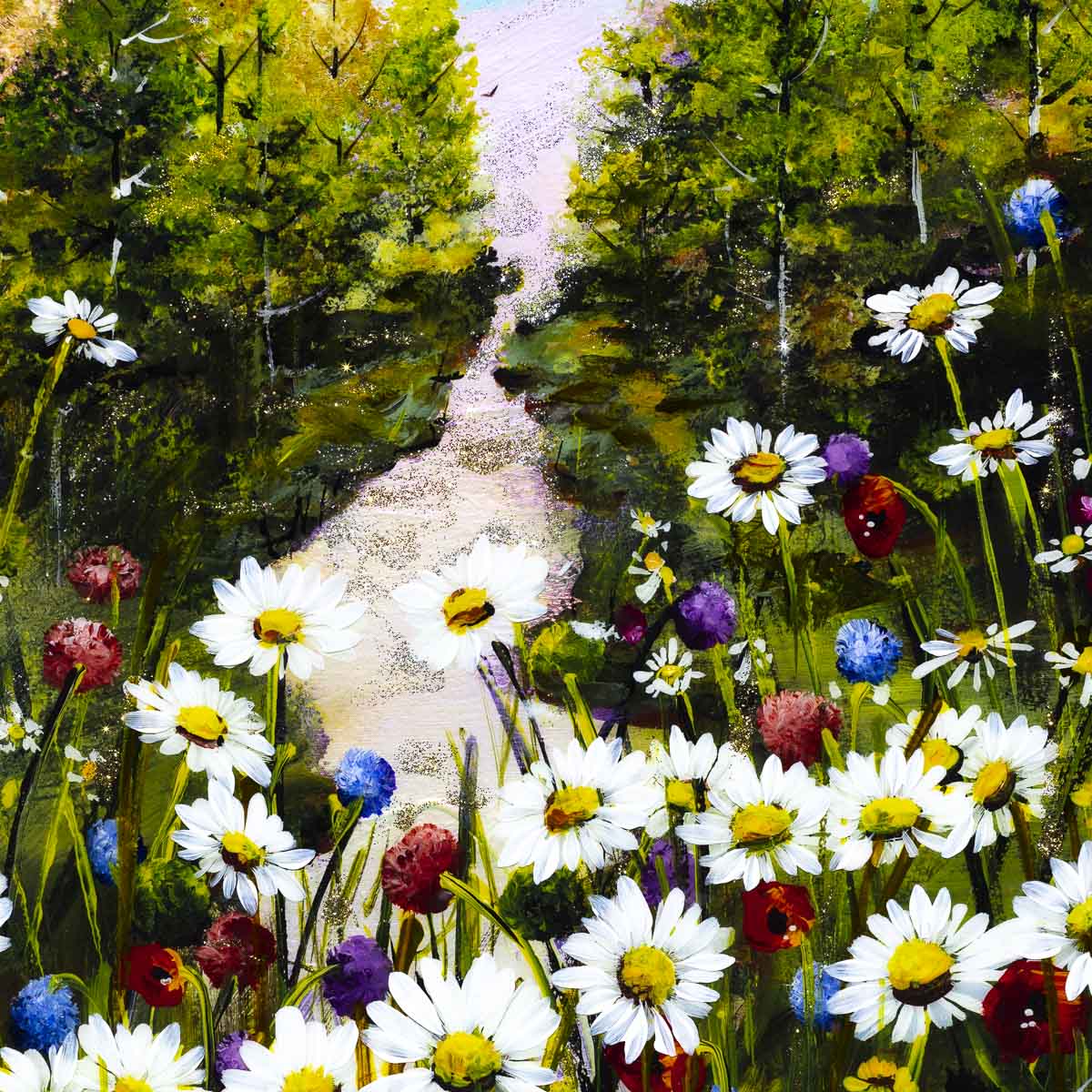 Original 'A Long Walk III' Painting - Handmade Artwork for Home & Office Decor | Perfect for Living Rooms, Bedrooms, and Gift Giving