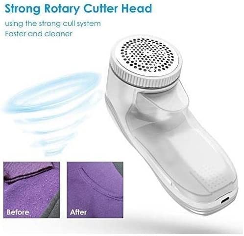 Portable Electric Fabric Shaver & Lint Remover for Clothes - Rechargeable Sweater Defuzzer, Fluff Trimmer, and Hair Ball Remover - Perfect for Sweaters, Coats, and Delicate Fabrics at Home or Travel