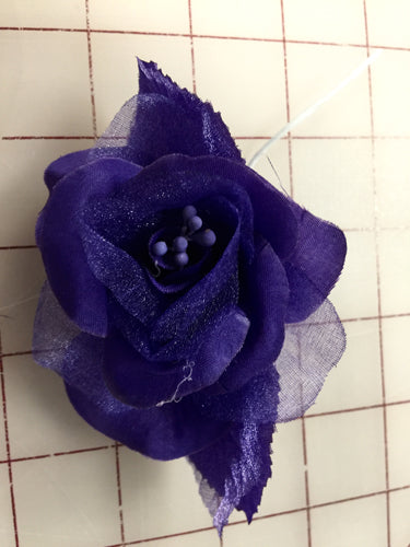 Medium Rose Plum Artificial Flowers - Elegant Home Decor for Weddings, Parties & Centerpieces