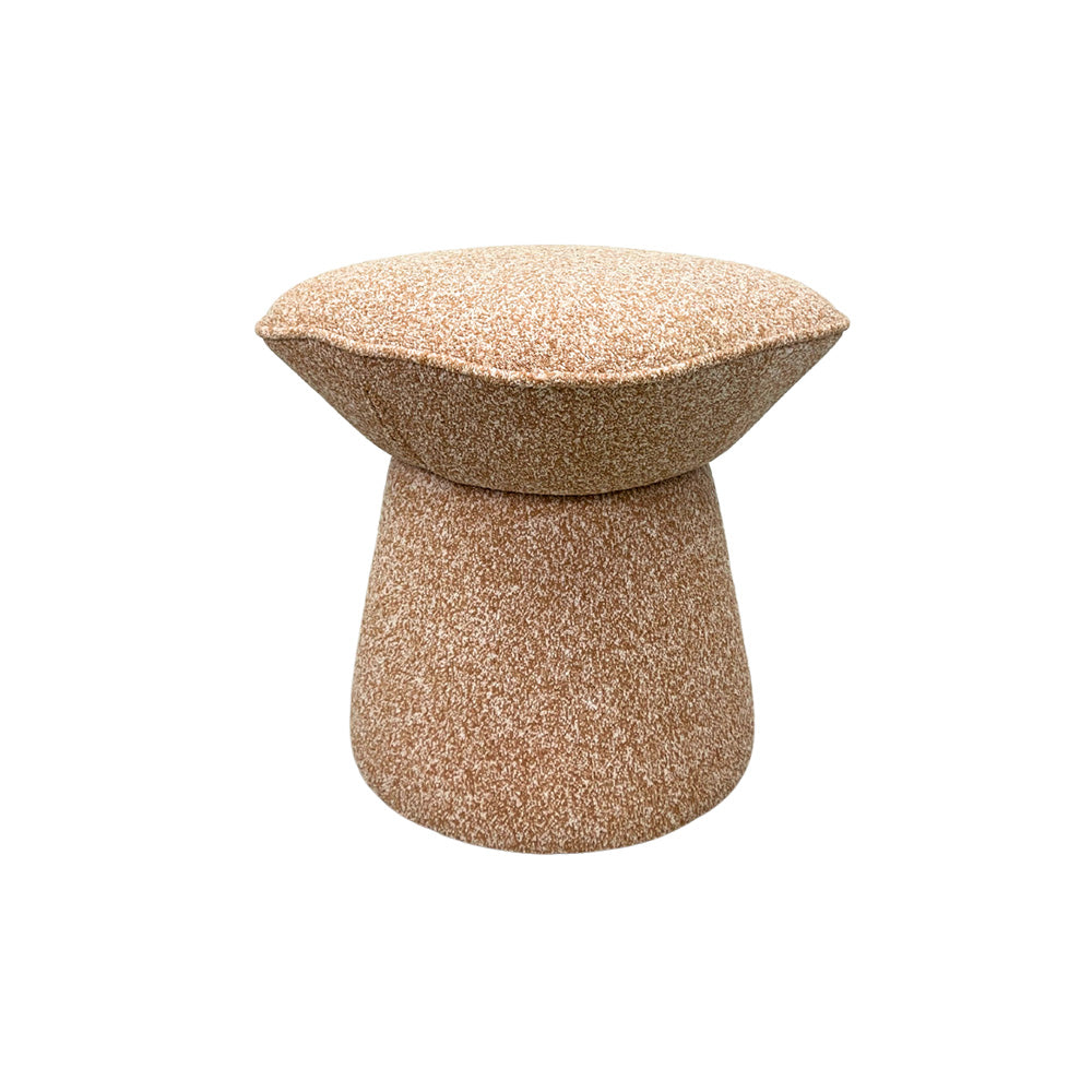 Comfy Round Pouffe Ottoman Footrest - Soft Plush Stool for Living Room, Bedroom & Nursery - Perfect for Extra Seating, Footrest or Decorative Accent