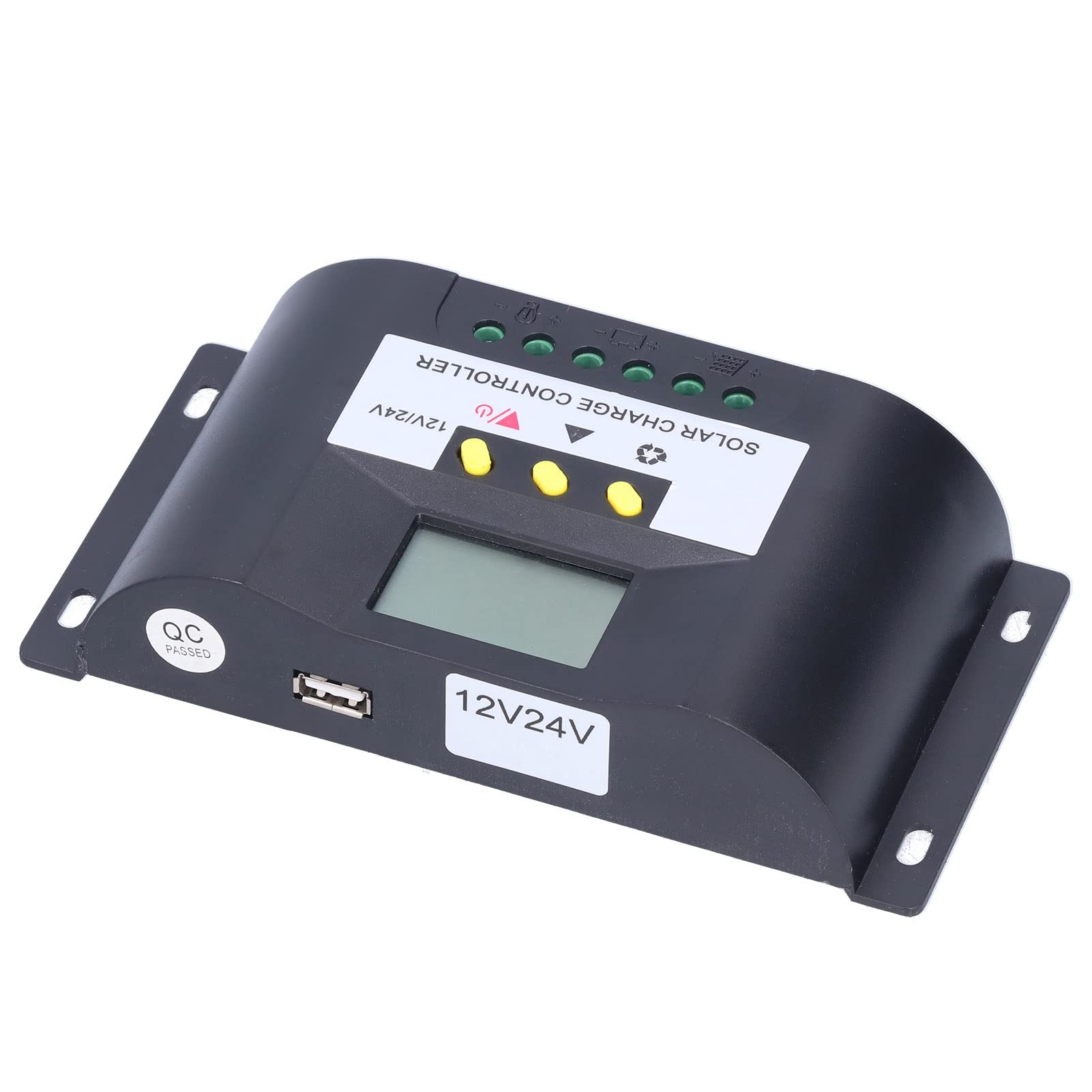 Smart Solar Controller with LCD Display for Solar Panels - Perfect for DC Loads & Off-Grid Systems
