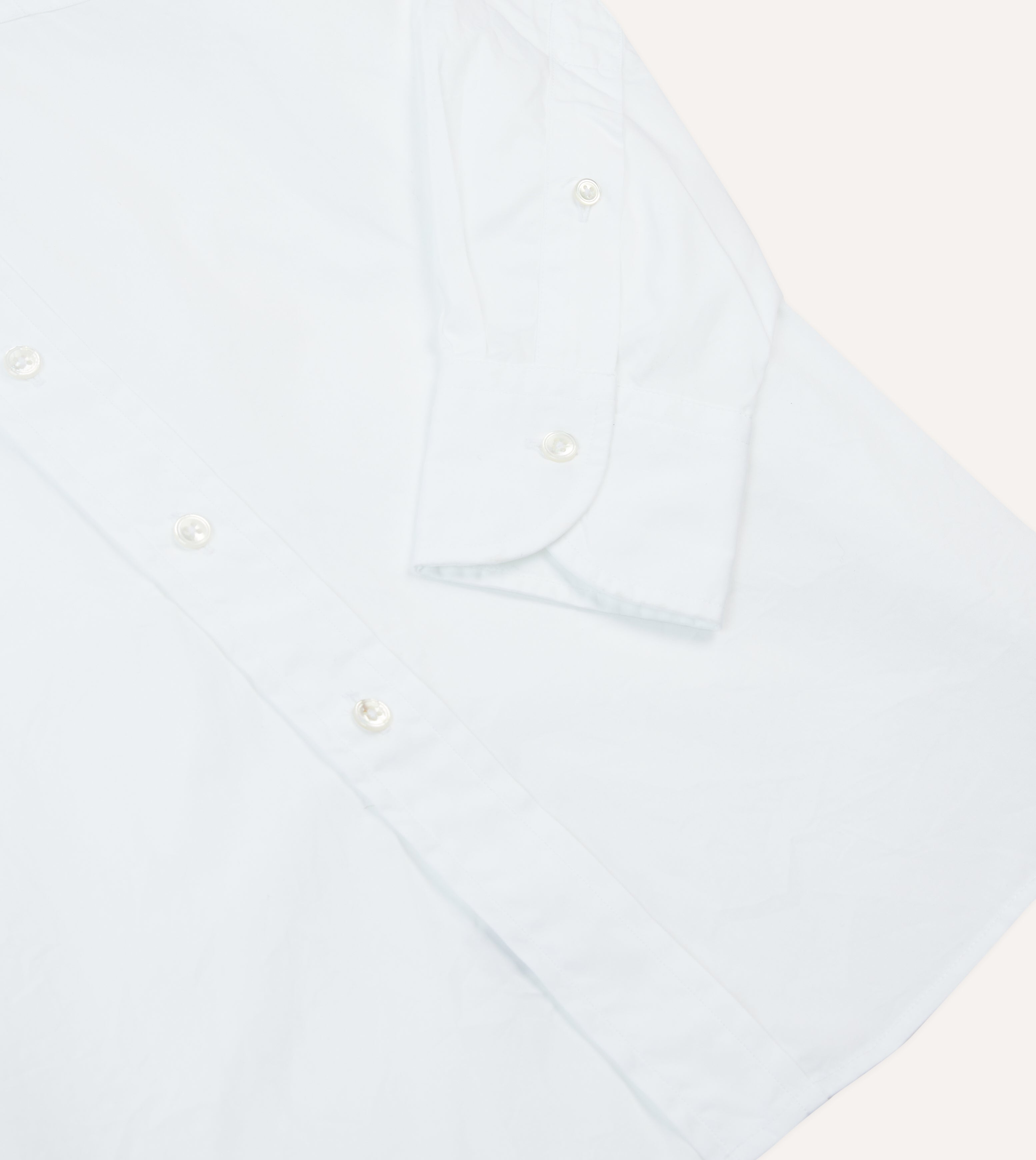 Premium White Cotton Pocket Poplin Button Down Shirt for Men - Classic Business Casual & Office Wear