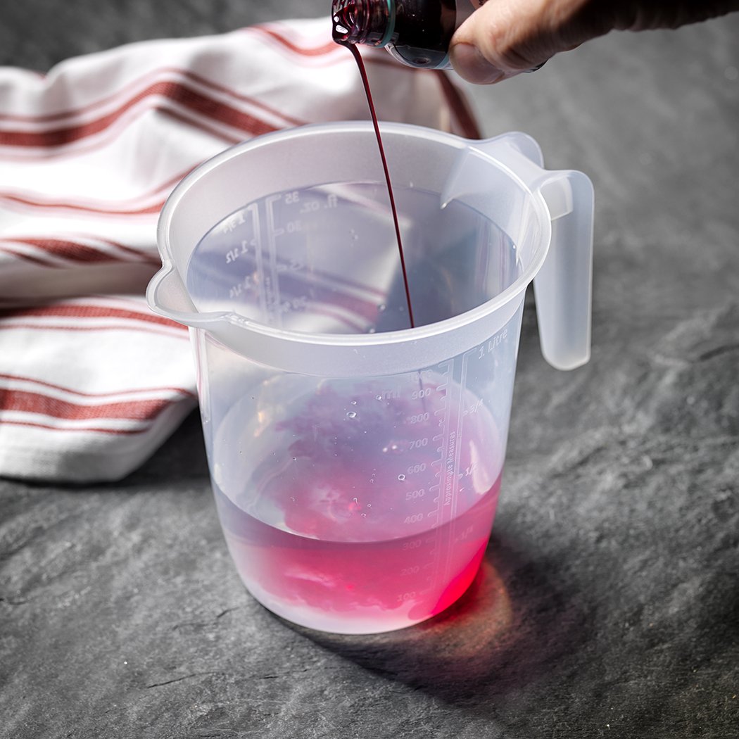 Addis Plastic 1 Liter Measuring & Mixing Jug with Handle - Clear Kitchen Measuring Cup for Baking, Cooking, Mixing Drinks & DIY Projects
