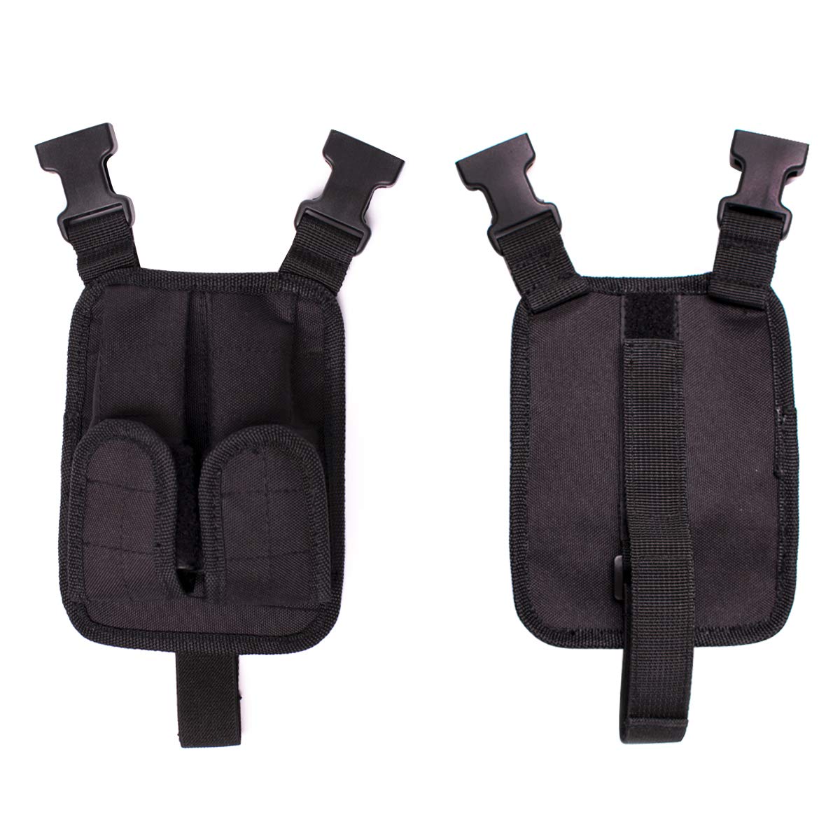 **Adjustable Shoulder Holster for Pistols - Universal Concealed Carry Gun Holster with Double Magazine Pouch - Fits Compact to Large Handguns - Perfect for Outdoor, Hunting & Self-Defense**