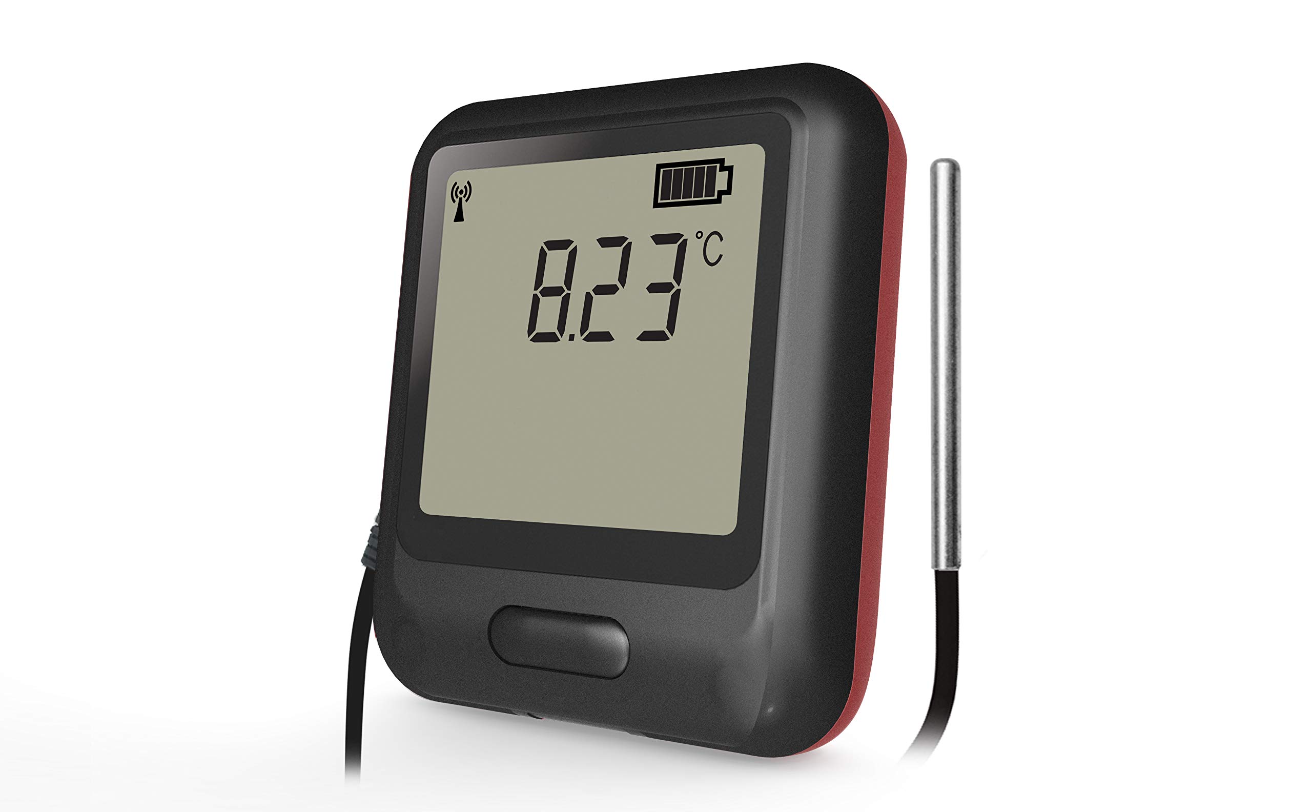 Lascar Electronics EL-WiFi-TPX+ Wireless Temperature Data Logger with External Sensor - High Accuracy WiFi Monitoring for Food Storage, Laboratories & HVAC Systems