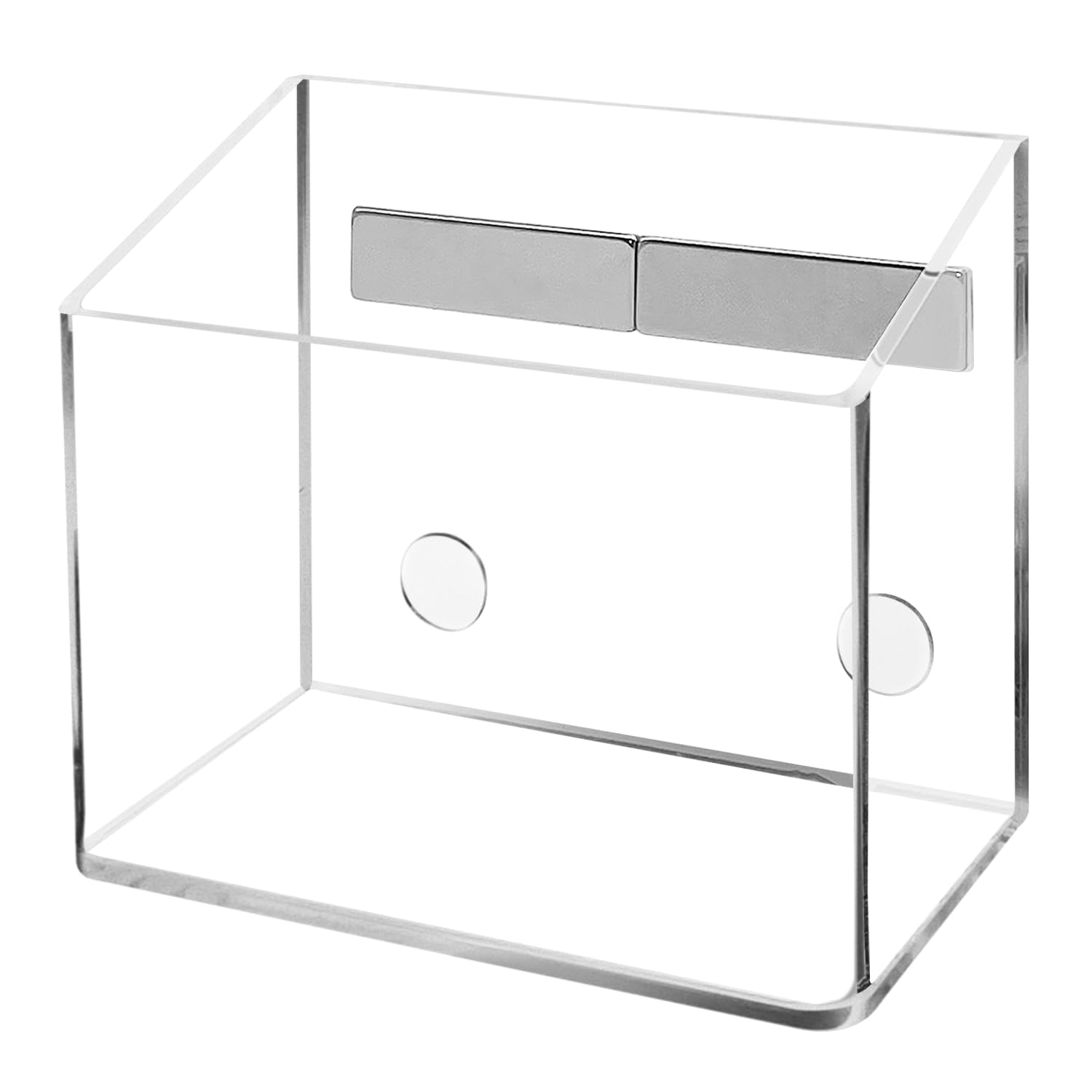 Magnetic Glass Whiteboard Pen Holder - Dry Erase Marker Organizer for Fridge, Office & Home Use - Strong Magnet for Whiteboards, Refrigerators & Metal Surfaces - Perfect for Kitchen, Classroom & Workspace Organization (1 Pack)