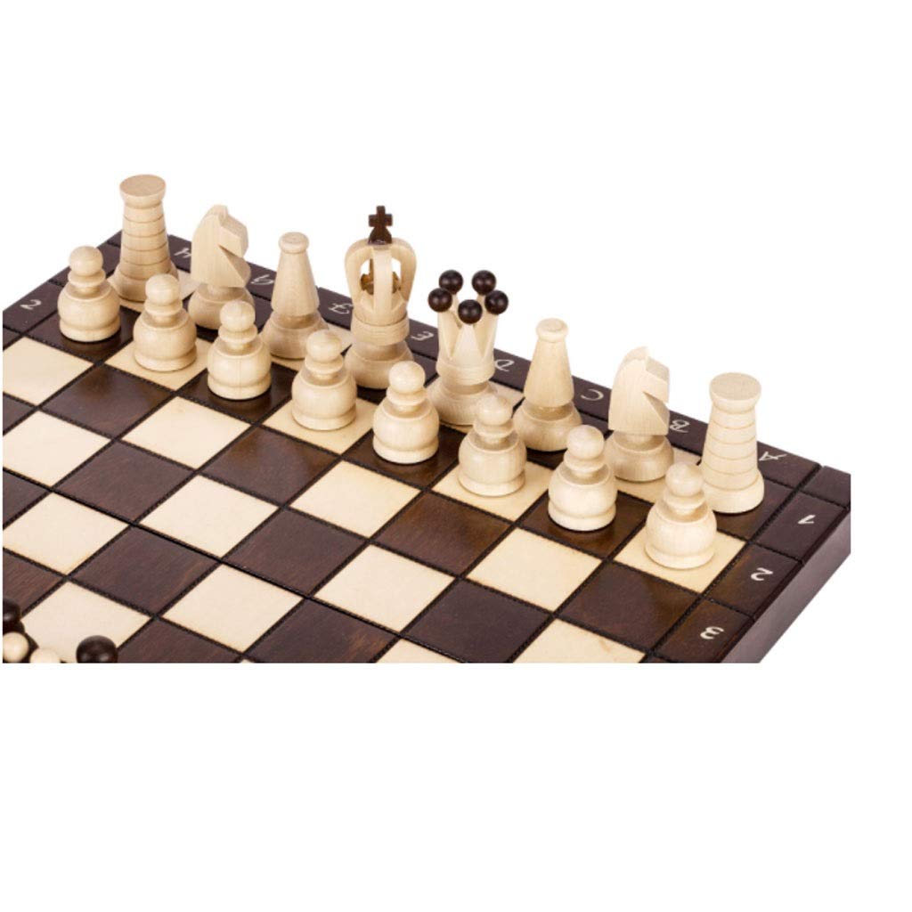 Premium Handcrafted Wooden Chess Set - 12