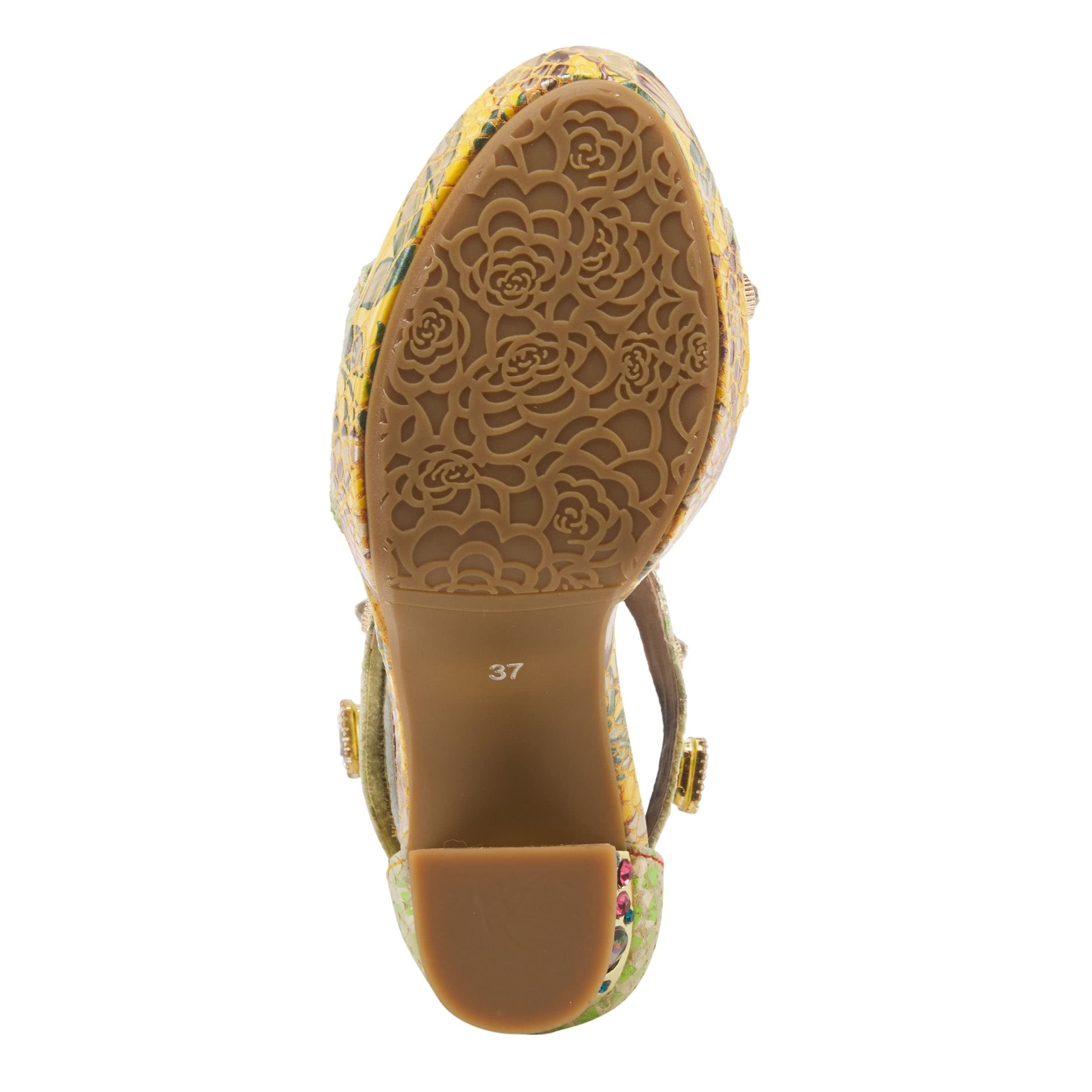 L'Artiste by Spring Step Women's Jewel Sandals - Comfortable Boho Beaded Flip Flops for Summer | Perfect for Beach, Vacation & Casual Outfits