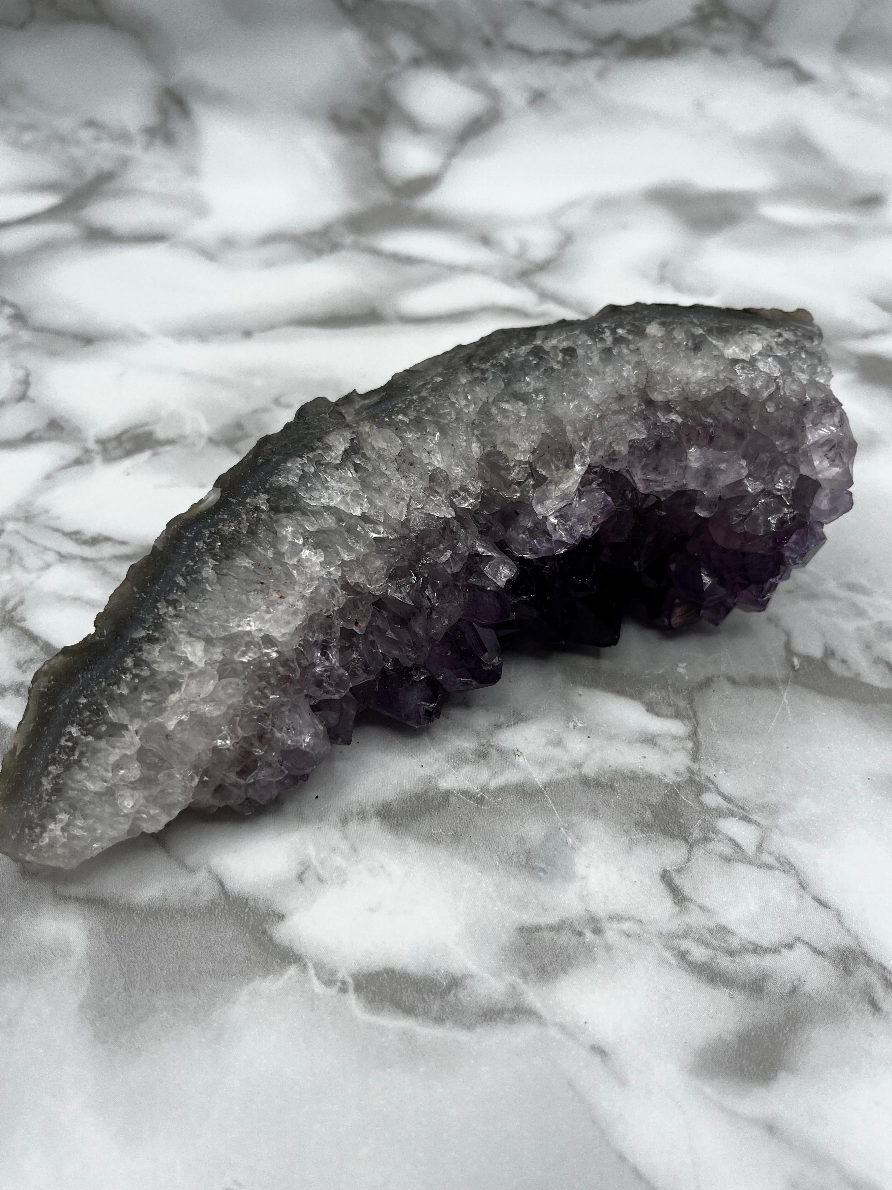 Natural Amethyst Cluster Specimen - Raw Purple Crystal for Home Decor, Meditation & Healing | Perfect for Display, Feng Shui & Spiritual Gifts