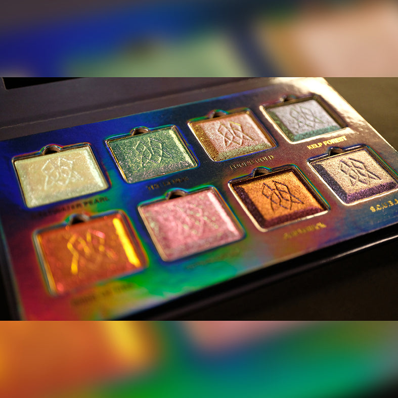 Deep Sea Treasures Eyeshadow Palette - 12 Vibrant Shades for Stunning Makeup Looks | Perfect for Party, Halloween & Cosplay