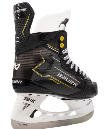 Bauer Supreme Ignite Pro Hockey Skates - Intermediate Level for Youth & Adult Players - Perfect for Ice Hockey Training & Games