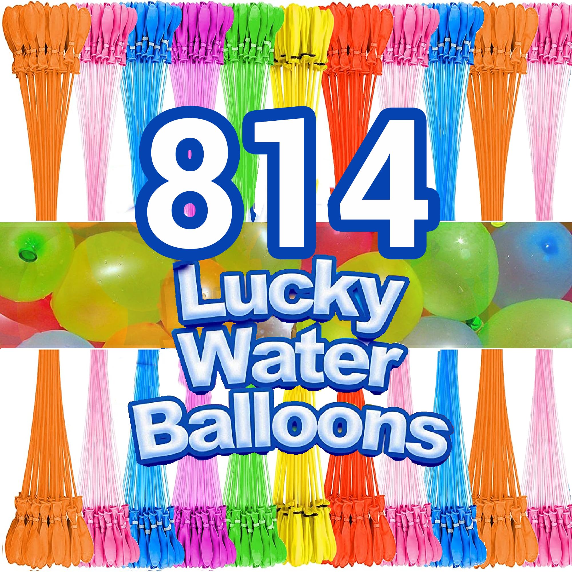 Quick Fill Water Balloons for Kids - Summer Pool & Beach Outdoor Toys for Boys and Girls Ages 3-12 | Fun Water Ball Games for Backyard Parties, Birthday Celebrations & Summer Activities (Purple)