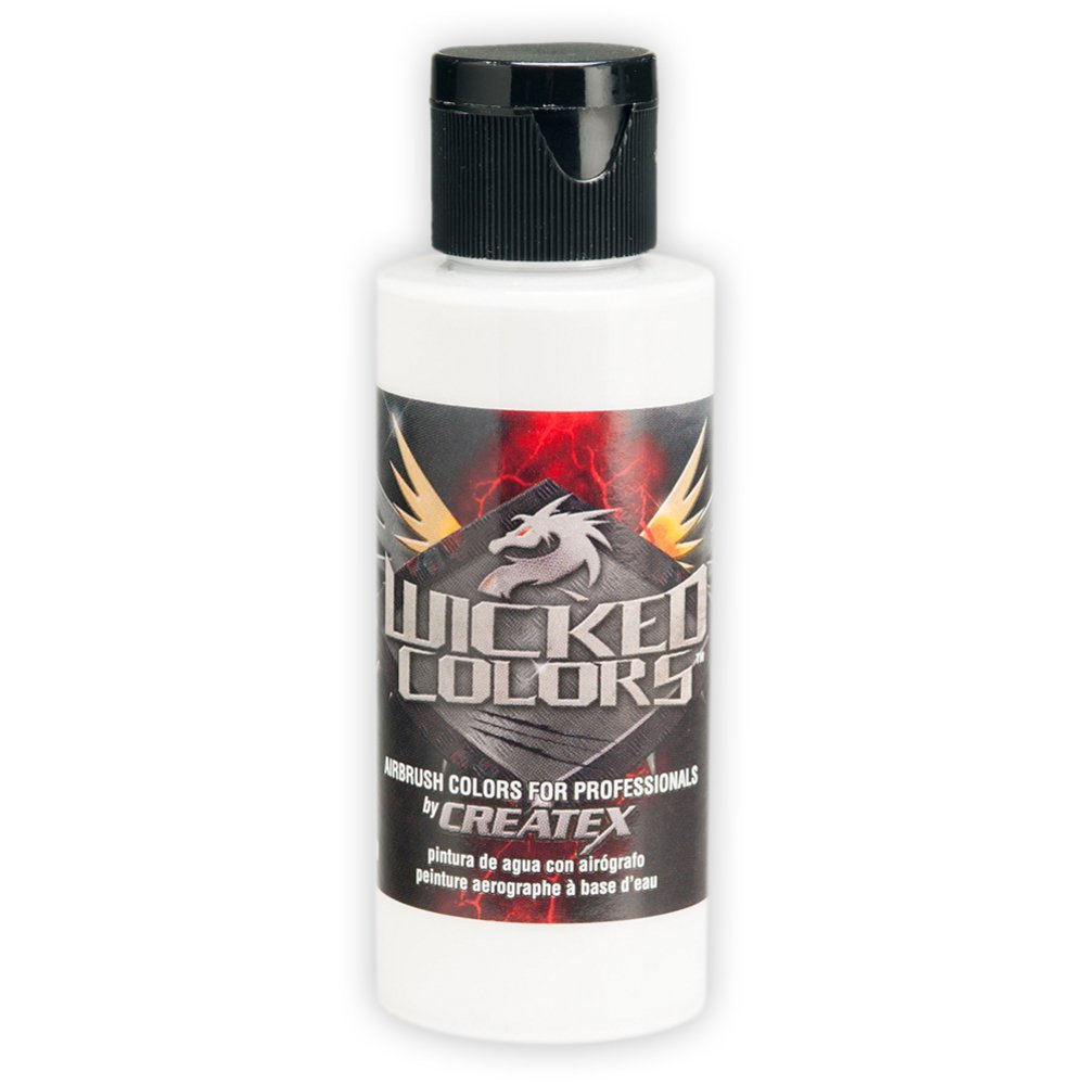 Createx 4-Oz Wicked Transparent Base Wicked Colors Paint - High-Quality Airbrush Paint for Artists & Hobbyists - Perfect for Custom Automotive, Motorcycle & Kitchen Decor Projects