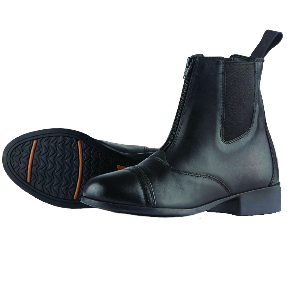 Dublin Women's Elevation Zip Paddock Boots II - Comfortable Equestrian Riding Boots for Horseback Riding & Stable Work