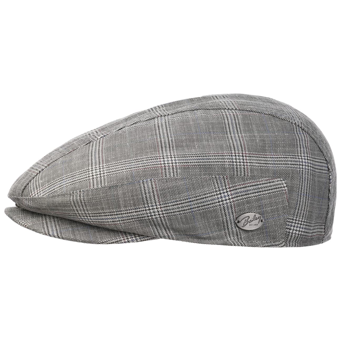 Bailey 1922 Bedias Flat Cap for Men - Classic Wool Ivy Newsboy Hat for Casual & Formal Wear - Perfect for Golf, Outdoor Events & Vintage Style Fashion