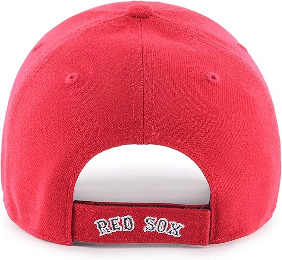 47 Brand MVP Boston Red Sox Adjustable Baseball Cap - Red | Official MLB Licensed Hat for Men & Women | Perfect for Games, Tailgating & Casual Wear