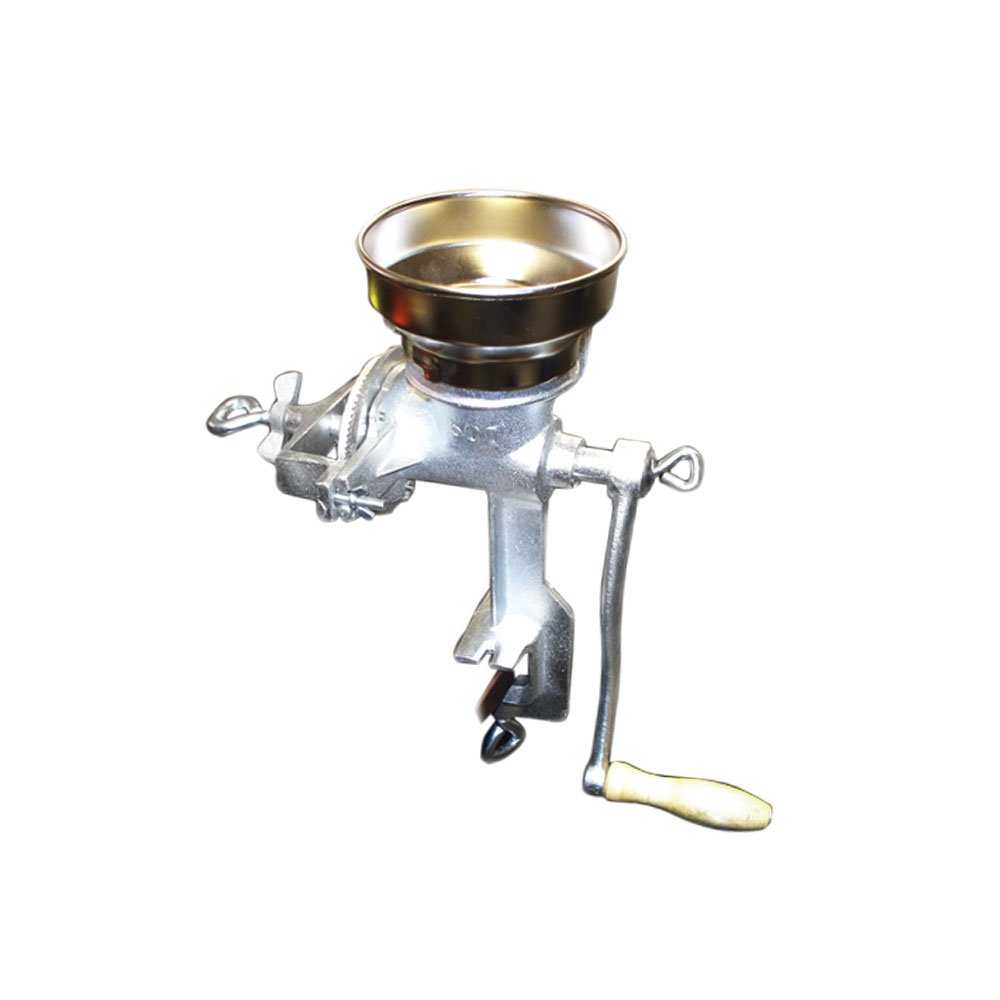 Premium Heavy Duty Cast Iron Corn Grain Coffee Grinder Mill - Hand Crank Manual Grinder for Coffee Beans, Nuts, Spices & More - Perfect for Home Kitchen, Camping & Outdoor Use