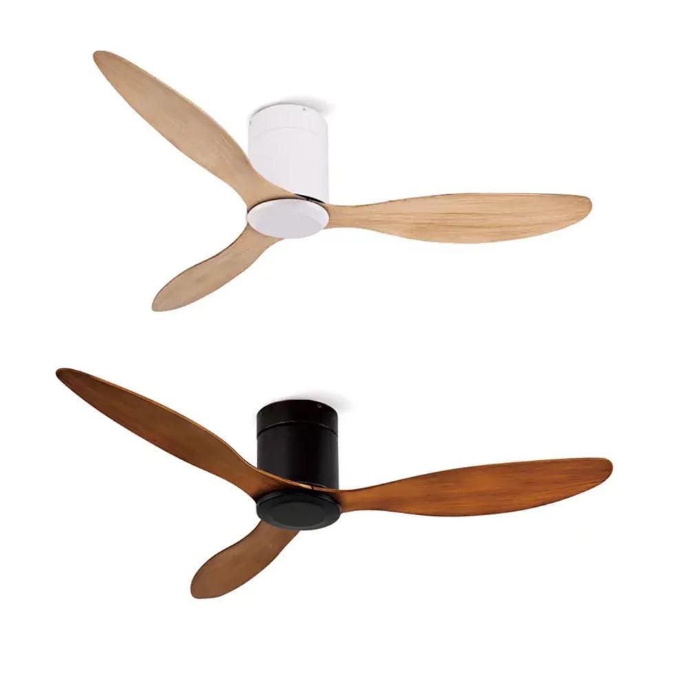 3-Blade Ceiling Fan with Light Kit - White Modern Living Room Fan for Home Cooling & Air Circulation - Perfect for Bedroom, Dining Room, and Office Spaces