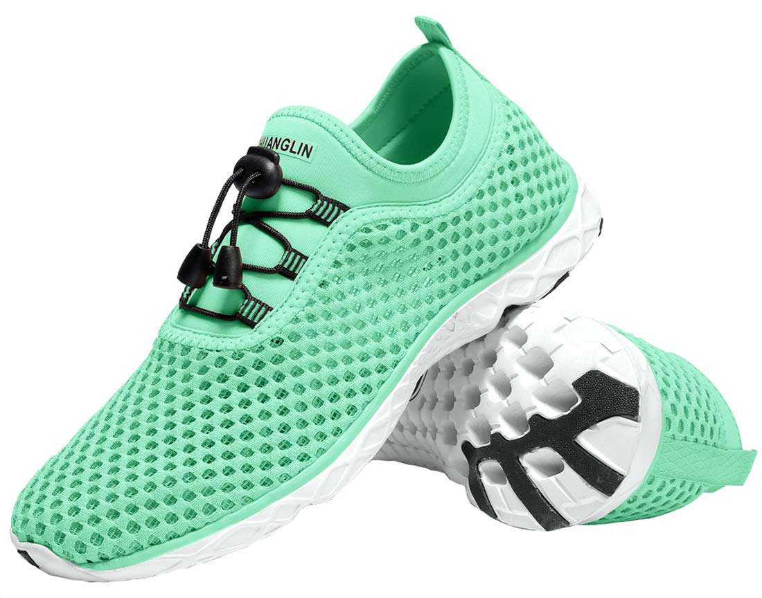 Men's Quick Drying Aqua Water Shoes - Lightweight Swim Shoes for Beach, Pool, Surfing & Water Sports | Non-Slip Barefoot Shoes