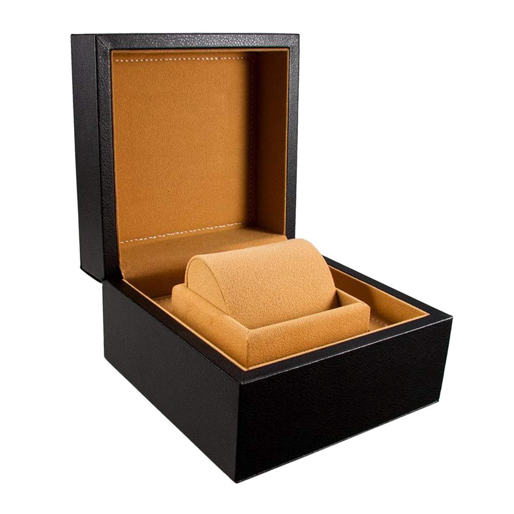 Premium PU Leather Watch Box Organizer - Jewelry Display Case for Men & Women - Perfect for Watch Storage, Travel & Gift Giving
