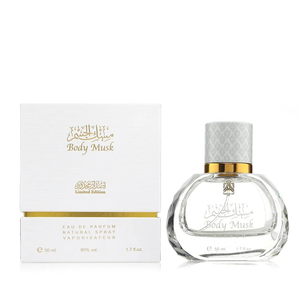 Body Musk Limited Edition Eau de Parfum 50ml - Premium Long-Lasting Fragrance for Women & Men, Perfect for Date Nights & Special Occasions