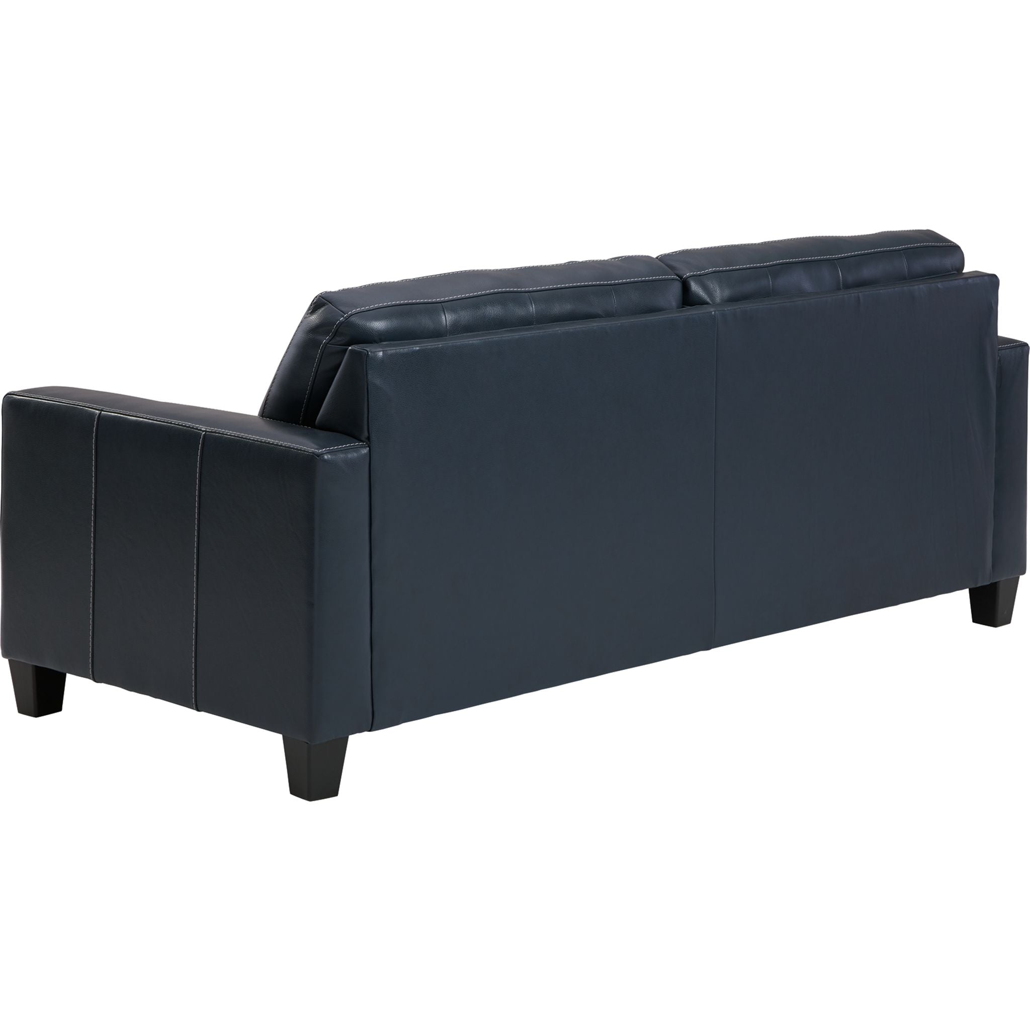Altonbury Queen Size Sofa Bed with Pull-Out Sleeper - Navy Blue Fabric - Perfect for Small Spaces, Guest Rooms & Apartments