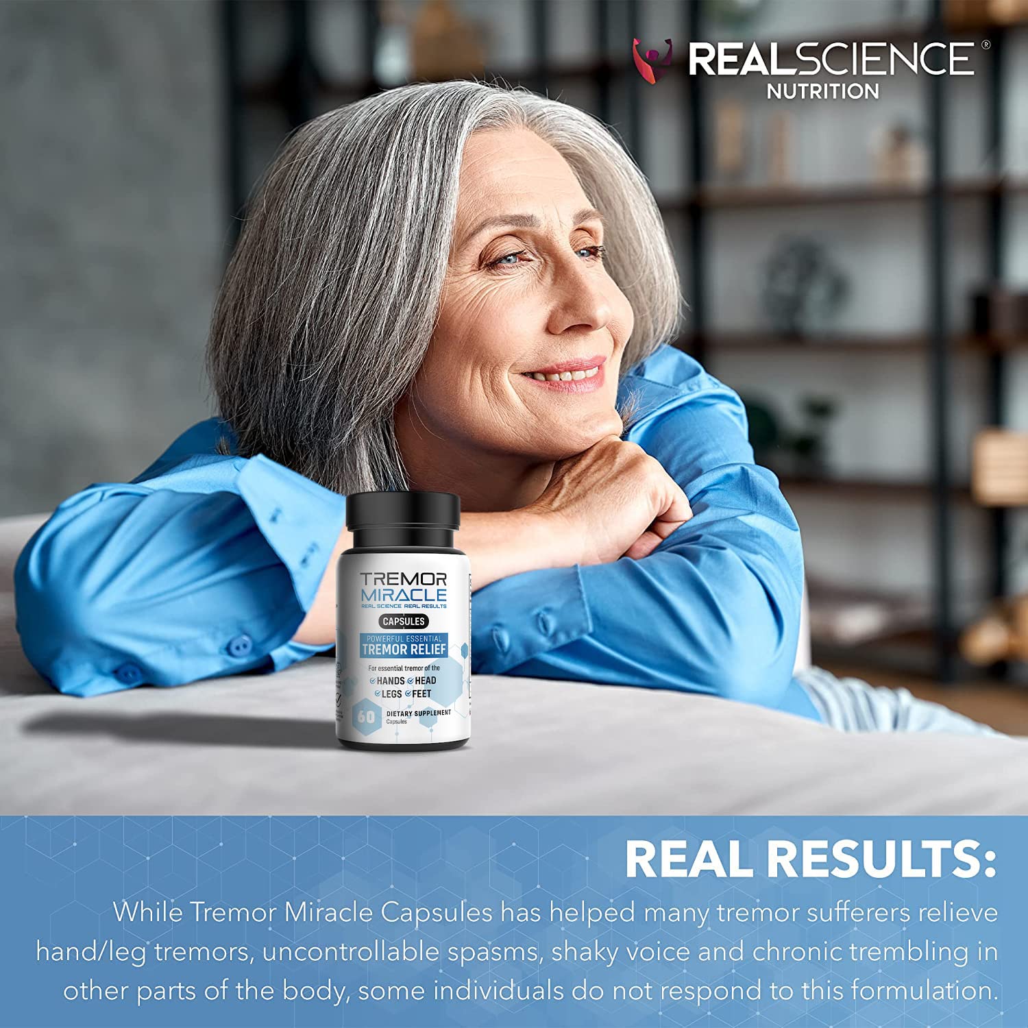 Tremor Miracle Capsules – Natural Herbal Supplement for Essential Tremor Relief in Hands, Legs, Feet & Head | Supports Daily Activities & Nervous System Balance