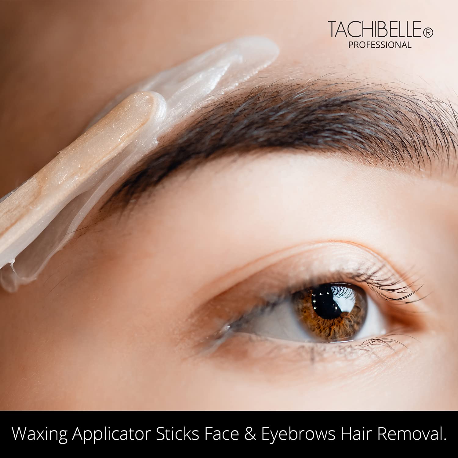 Tachibelle 250-Piece Wooden Waxing Sticks for Eyebrow, Lip & Nose Hair Removal - Professional Spa & Home Wax Applicators for Smooth Skin | Perfect for DIY Waxing, Salon Treatments & At-Home Grooming