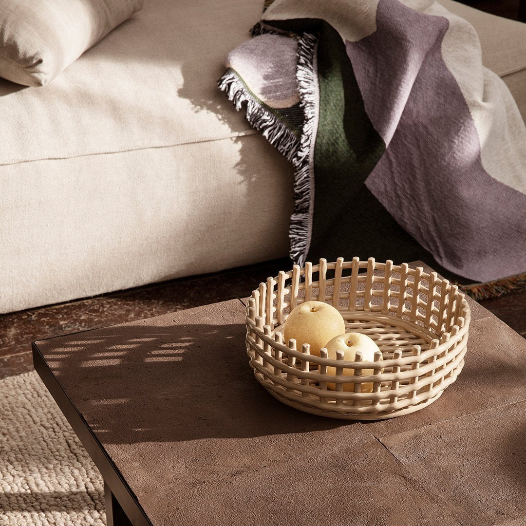 Elegant Ceramic Centerpiece for Dining Table Decor - Handcrafted Home Decor for Weddings, Parties & Holiday Celebrations