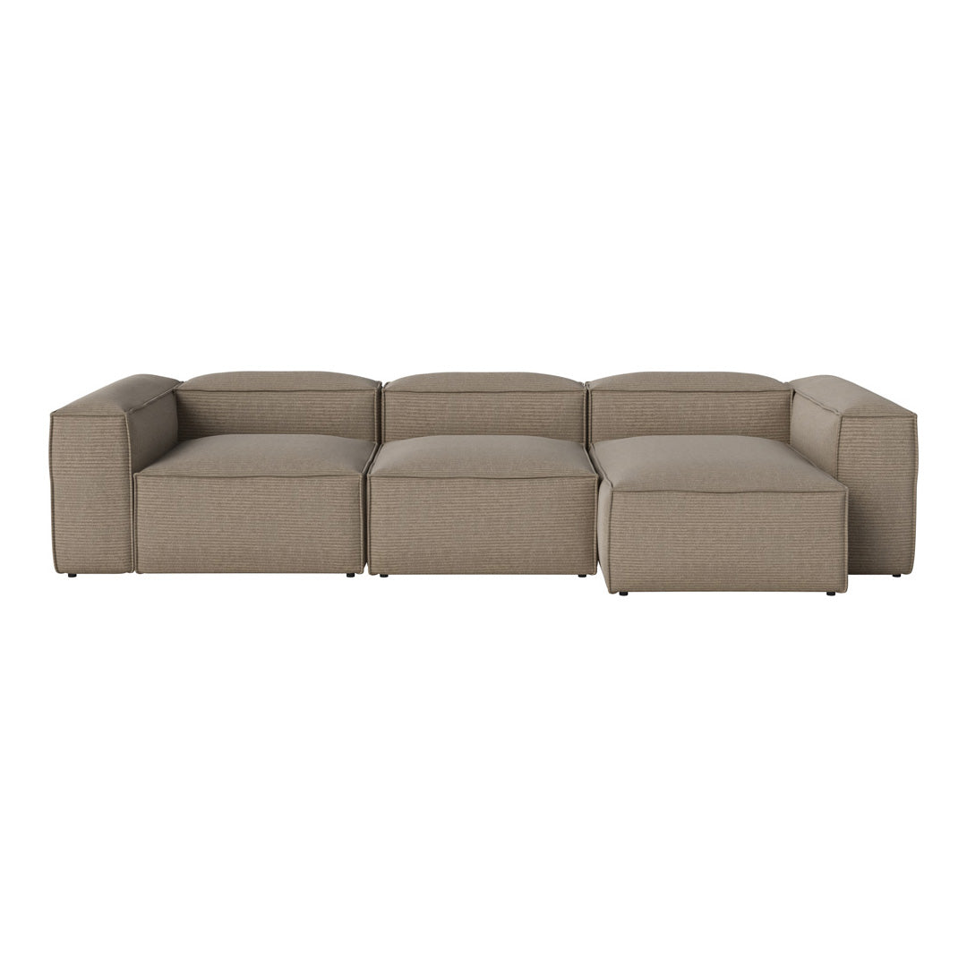 Cosima 3-Seater Sofa with Chaise Lounge - Modern L-Shaped Sectional Couch for Living Room, Apartment & Small Spaces - Soft Fabric Upholstery & Sturdy Frame - Perfect for Relaxing, Entertaining & Family Movie Nights