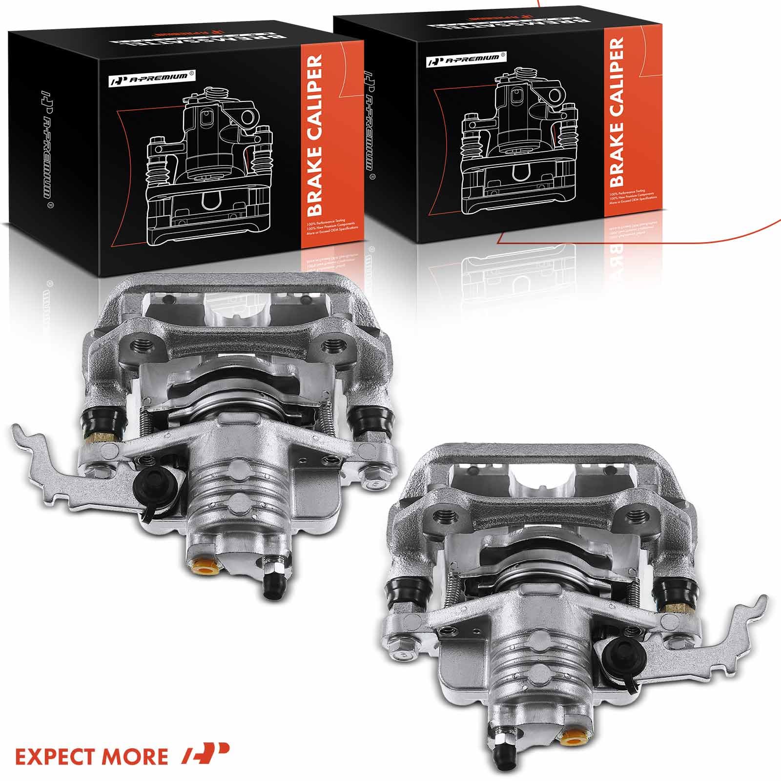Premium Disc Brake Caliper Assembly with Bracket for 1993-1997 Chevrolet Camaro & Pontiac Firebird - Rear Driver & Passenger Side Replacement - Perfect for Performance Upgrades & Classic Car Restoration