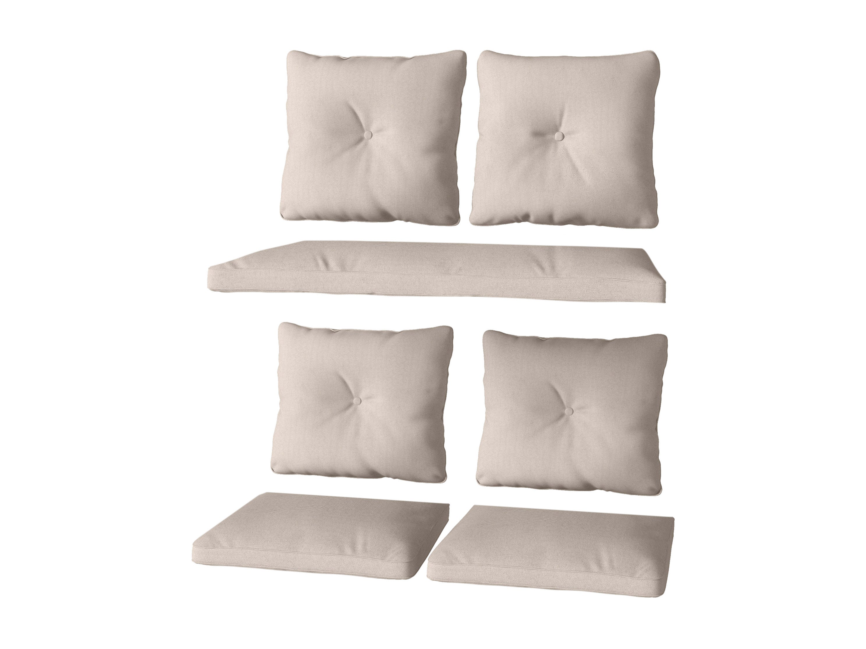7-Piece Replacement Cushion Set for Sofa & Chair - Comfortable, Durable Furniture Cushions for Living Room, Bedroom, and Outdoor Use