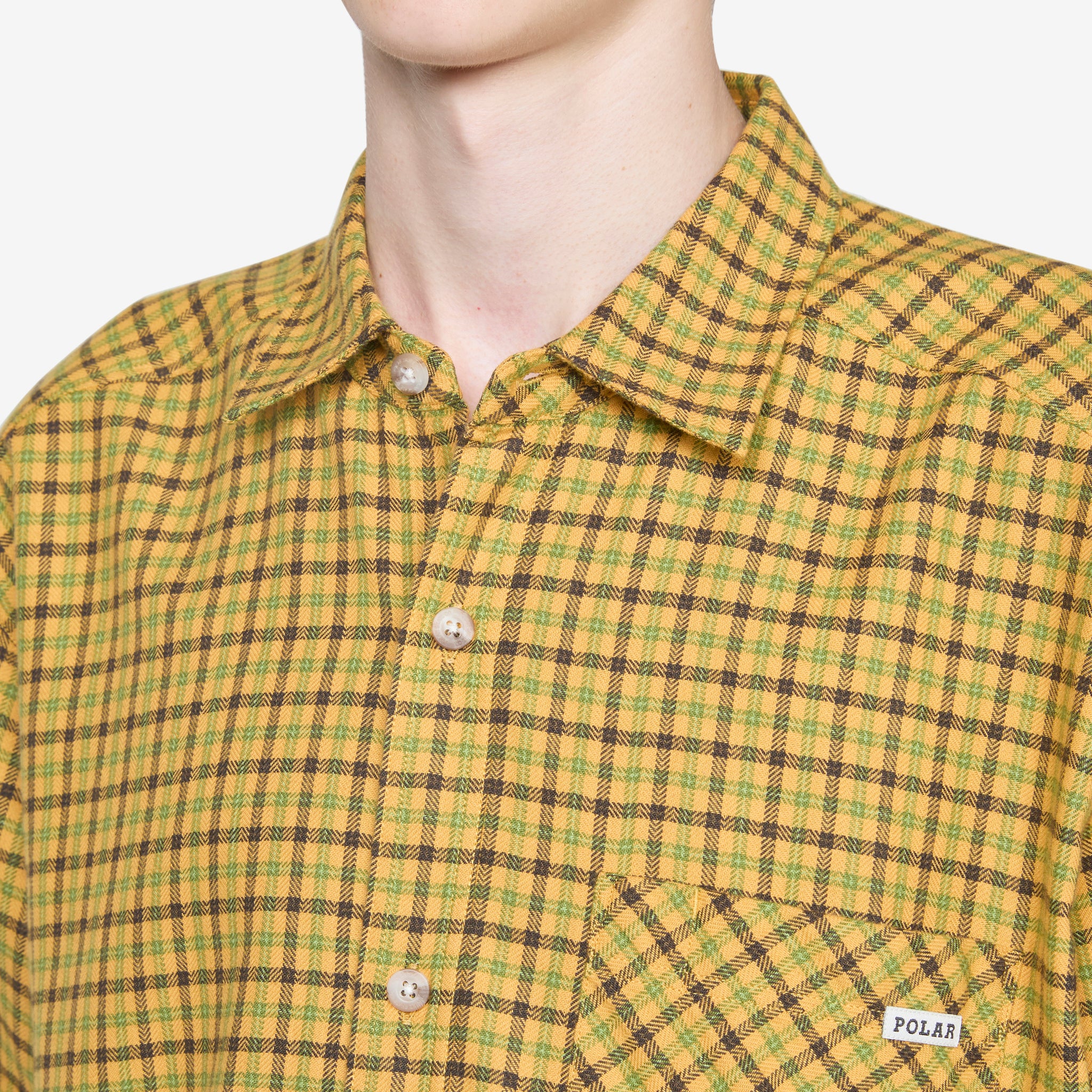 Mitchell Shirt Yellow | Premium Cotton Men's Casual Button Down Shirt | Perfect for Office, Date Night & Weekend Outings
