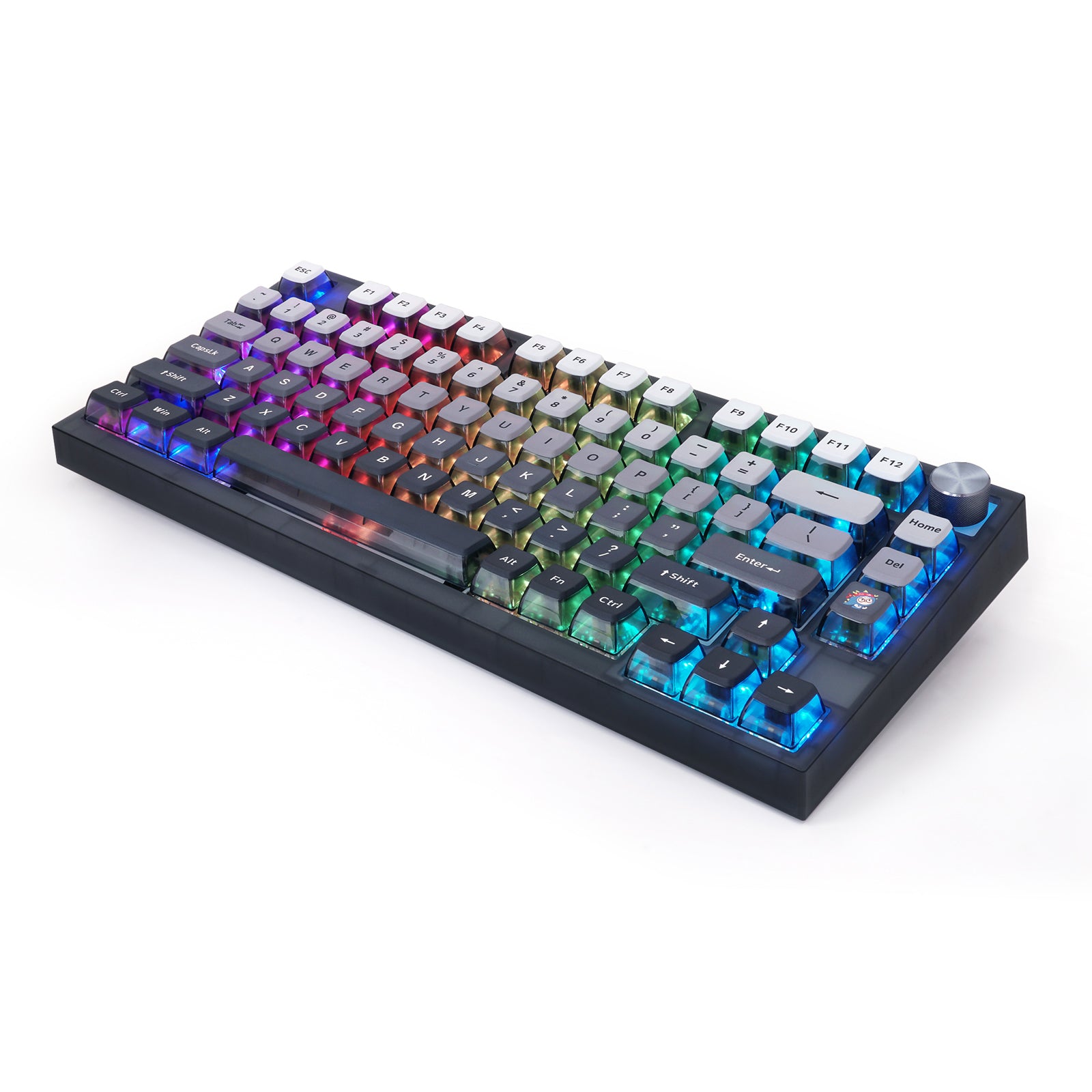 YUNZII Twilight Keycap Set - 104 PBT Double Shot Keycaps for Mechanical Keyboards - Perfect for Gaming, Typing & Custom Builds (Use for PC, Mac, Laptop & Office Setup)
