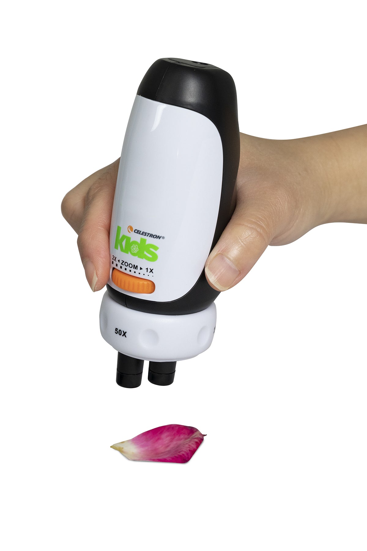 Celestron Kids Microscope with Smartphone Adapter - Educational Science Toy for Children, Portable Digital Microscope for Home & Classroom STEM Learning