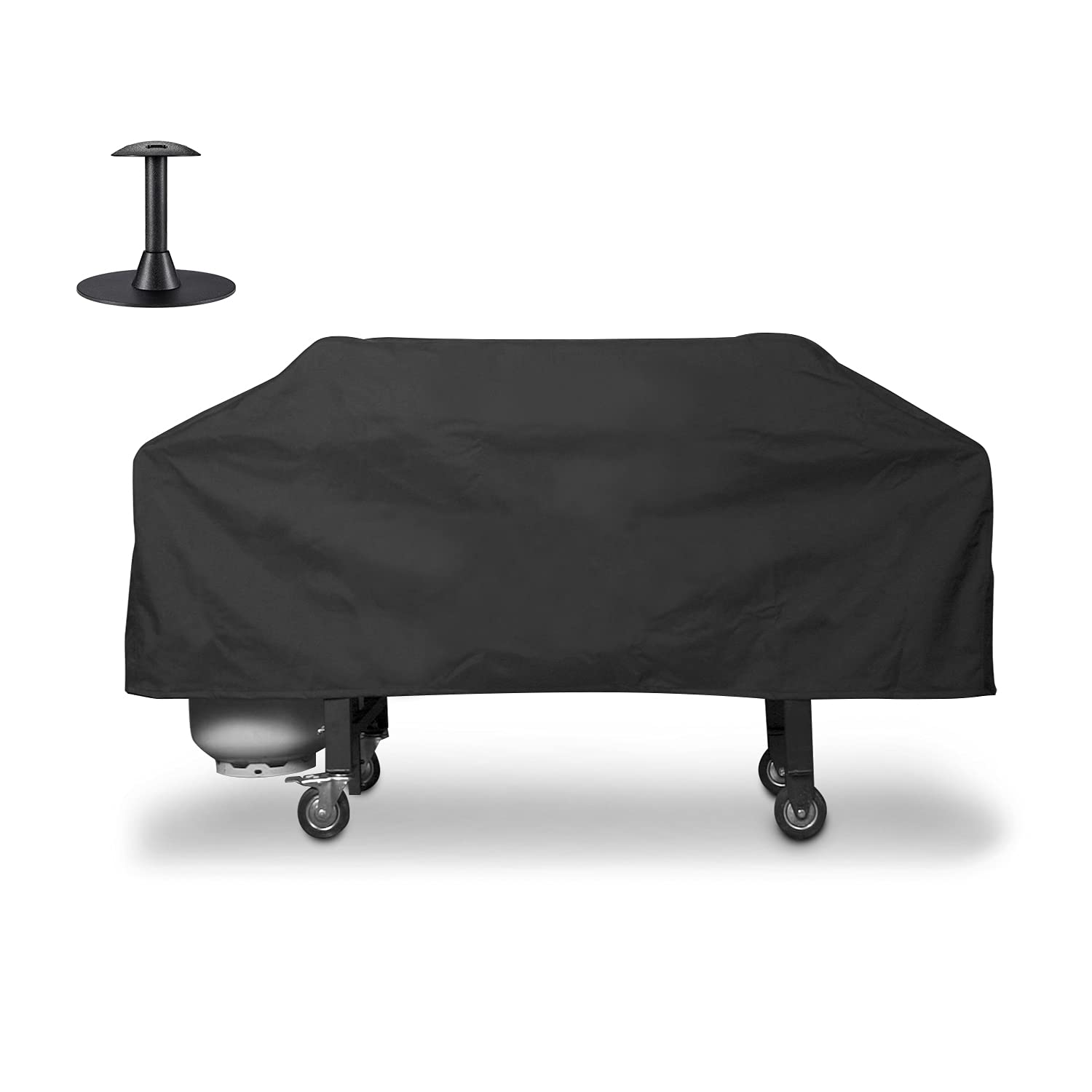 Unicook Waterproof Heavy Duty Griddle Cover for Blackstone 36 Inch Grill - Outdoor Flat Top Grill Cover with Sealed Seams & Support Pole - Fits Camp Chef, Nexgrill, Blue Rhino Razor - Perfect for Backyard BBQs, Camping & Outdoor Cooking