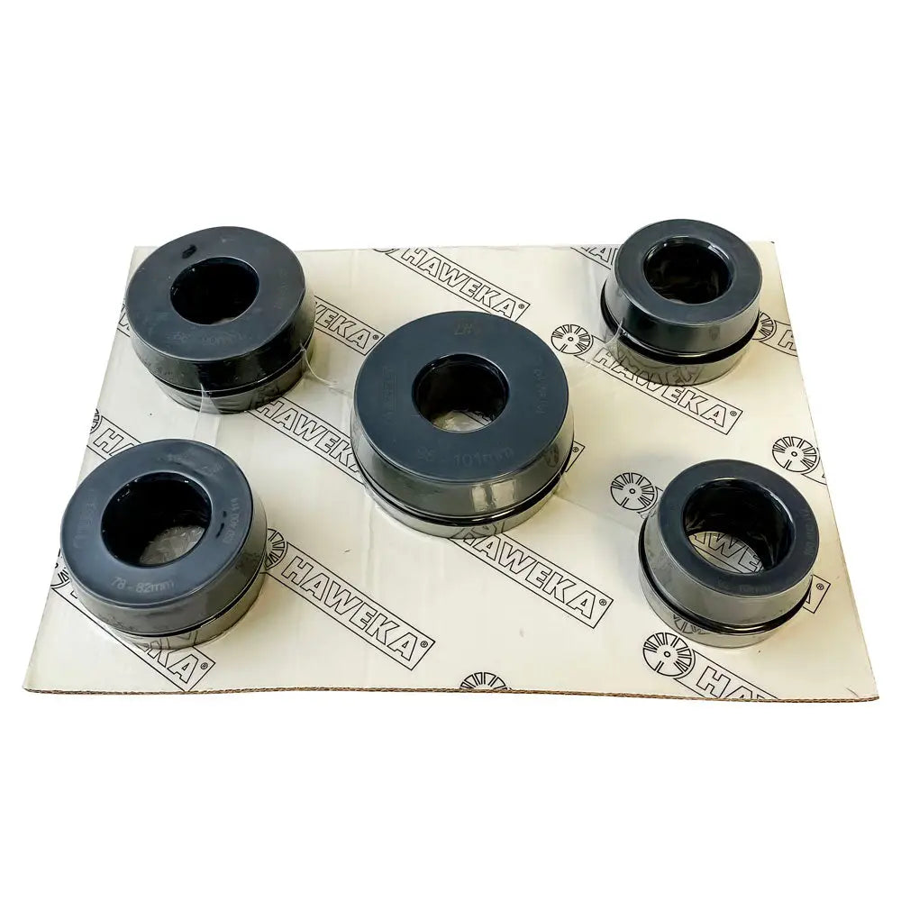 40mm Double Side Low Taper Collets Set - 5 Piece CNC Lathe Tool Holder Kit (2.07-3.56mm) for Precision Machining & Metalworking