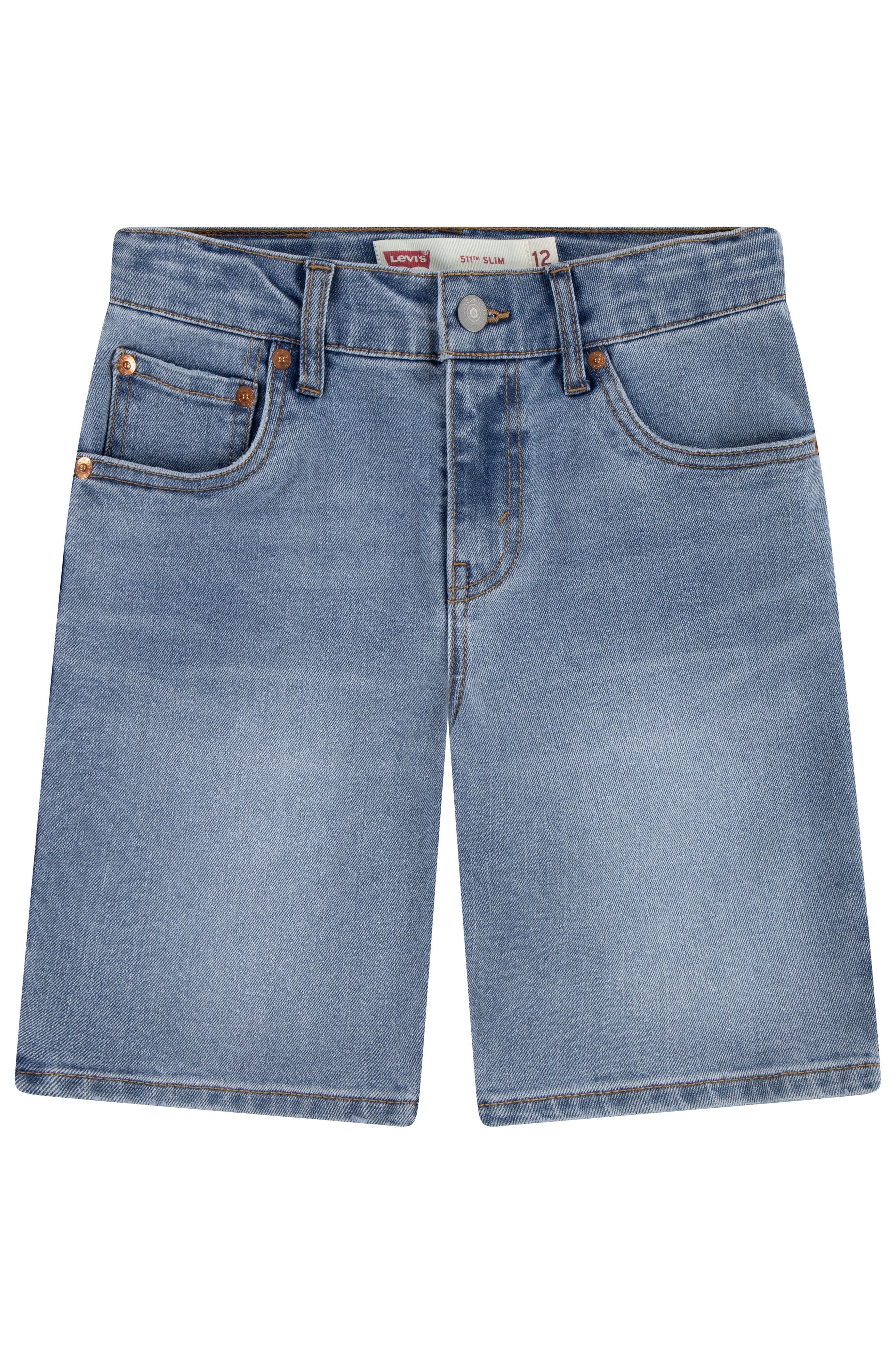 511 Slim Fit Blue Denim Shorts for Men - Comfortable Stretch Jeans Shorts | Perfect for Hiking, Camping & Outdoor Adventures | Joshua Tree Collection