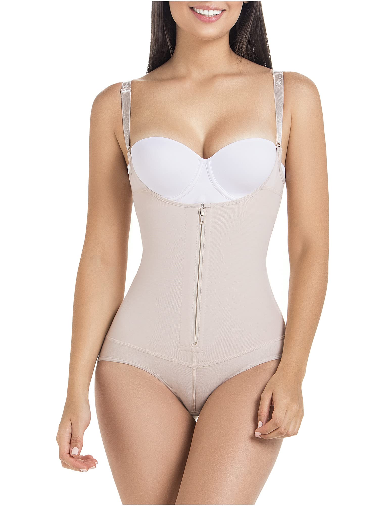 MARIAE FAJAS 9415 Women's Colombian Shapewear - Tummy Control & Butt Lifter Bodysuit for Slimming & Body Shaping | Perfect for Everyday Wear, Special Occasions & Postpartum Recovery