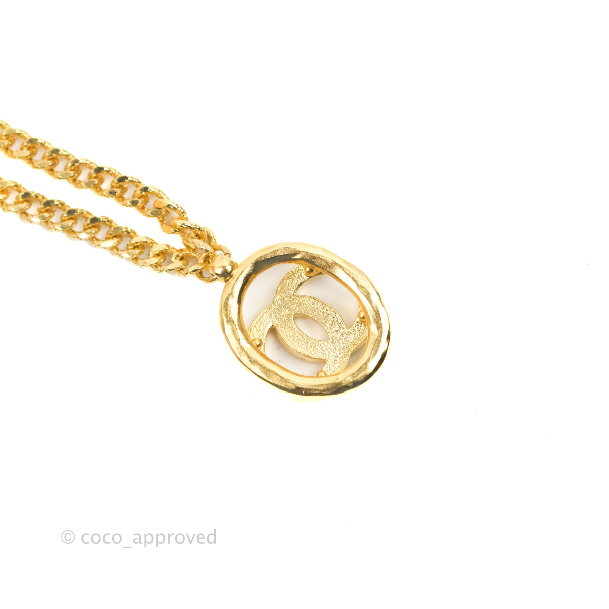 Chanel CC Crystal Necklace Gold Tone 22A - Elegant Fashion Jewelry for Women | Perfect for Parties, Weddings & Special Occasions