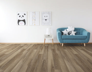 Coretec One Plus Brawley Chestnut 6x48 Waterproof Luxury Vinyl Plank Flooring - Perfect for Living Rooms, Kitchens & High-Traffic Areas