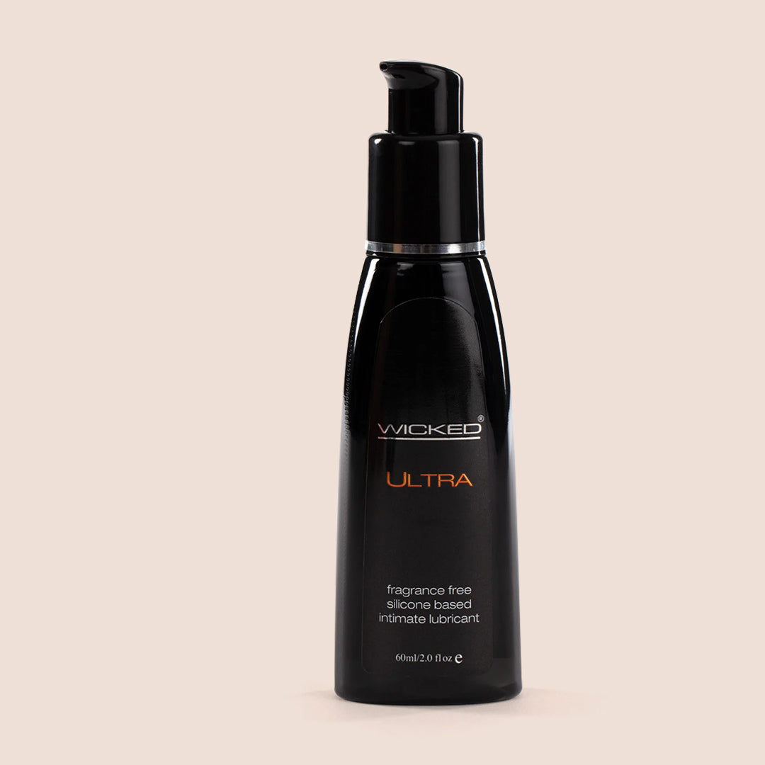 Wicked Ultra Silicone Based Personal Lubricant - Long Lasting & Waterproof for Enhanced Intimacy & Sensual Massage
