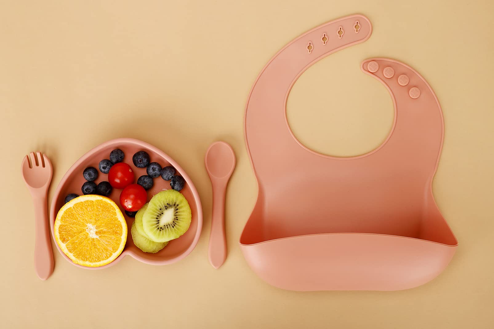 Socub Silicone Baby Bibs - Soft, Waterproof & BPA-Free Feeding Bibs for Infants & Toddlers with Food Catcher Pocket - Perfect for Mealtime, Snacks & Messy Play
