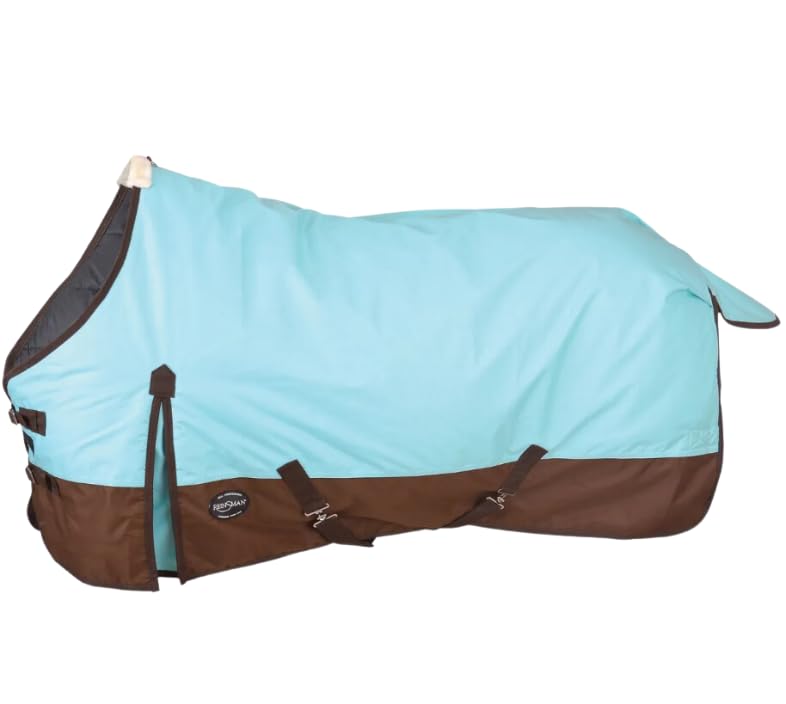 Reinsman Circle Y Classic Turnout Blanket - 300g 600D Waterproof Horse Blanket for All Weather Protection (75