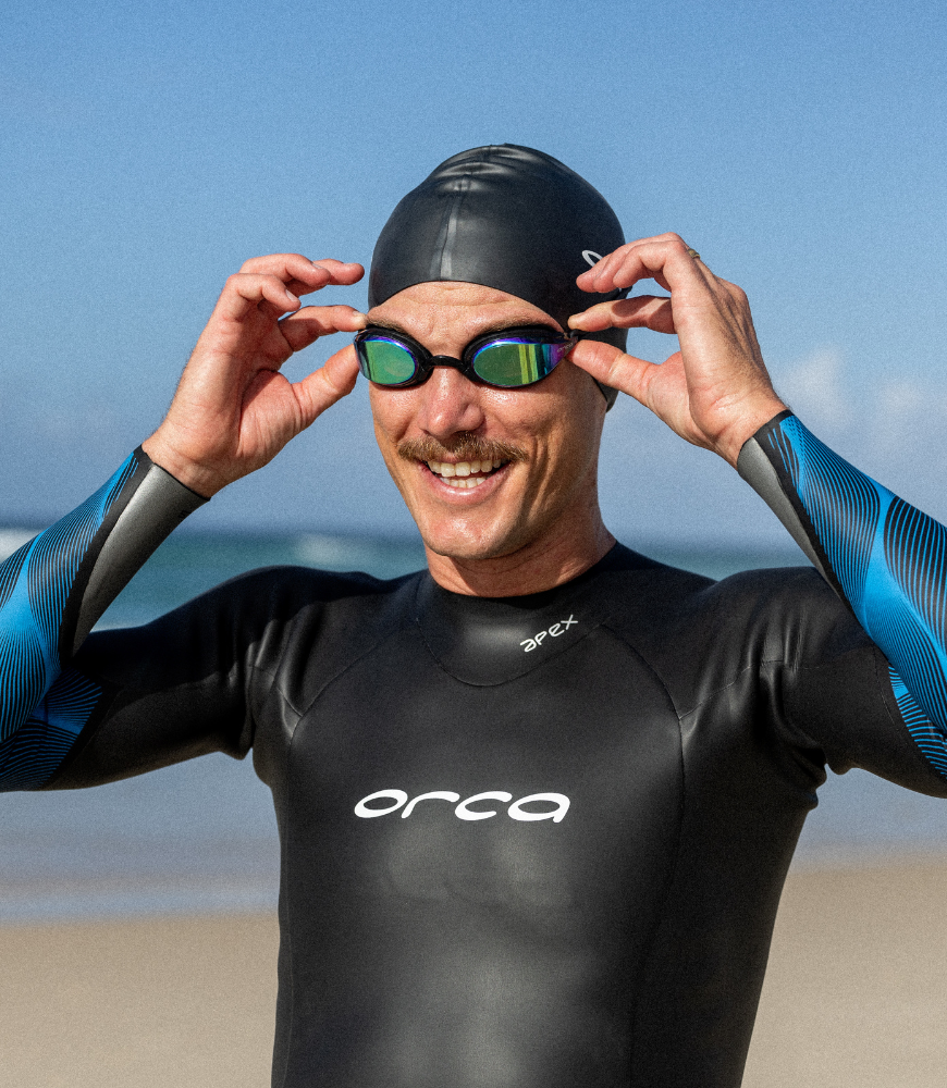Apex Flex V2 Triathlon Wetsuit for Men - High Performance Swimwear for Competitive Swimming, Open Water Racing & Triathlon Training
