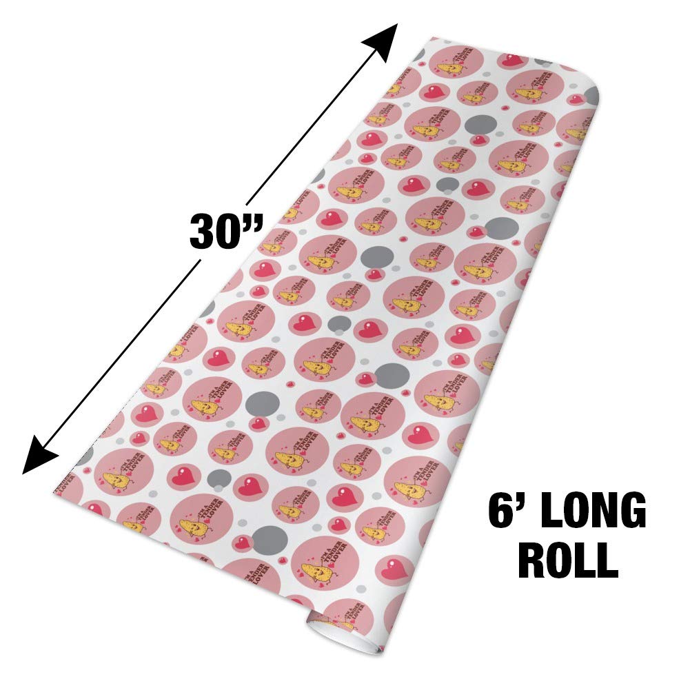 Funny Chicken Nugget Wrapping Paper Roll - 'I'm a Tender Lover' Humorous Gift Wrap for Birthdays, Parties & Gag Gifts | GRAPHICS & MORE