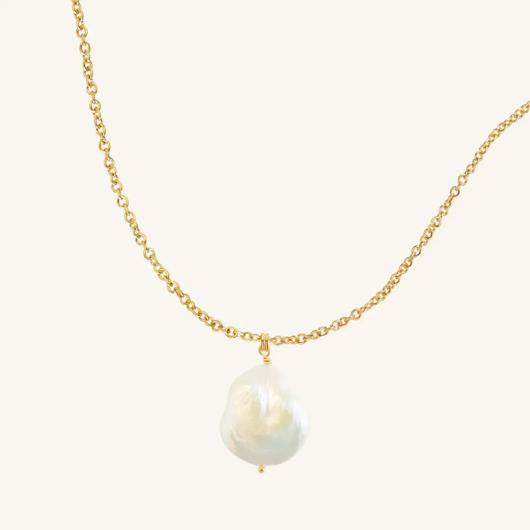 River Pearl Necklace - Natural Stone Jewelry for Women | Elegant Gift for Brides, Anniversary & Special Occasions